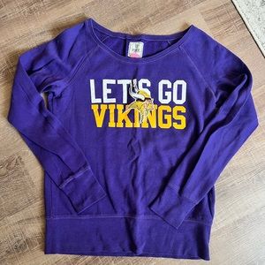 PINK MN Vikings sequin sweatshirt